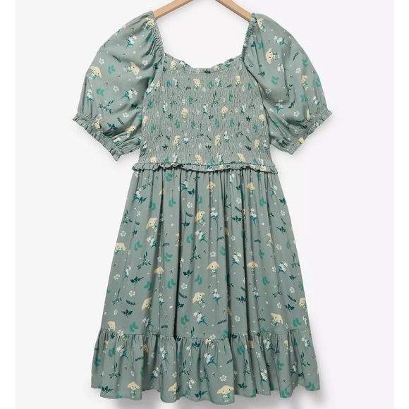 Her Universe BoxLunch Harry Potter Dobby Floral Smocked Babydoll Dress 3X 22 24 - Picture 13 of 16